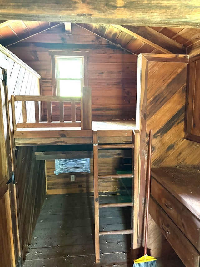 view of attic