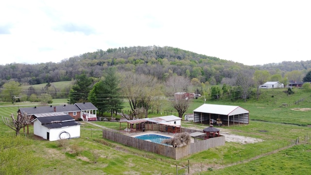 188 Bradford Hill Rd N, Brush Creek, TN 38547 - drone / aerial view with a view of trees