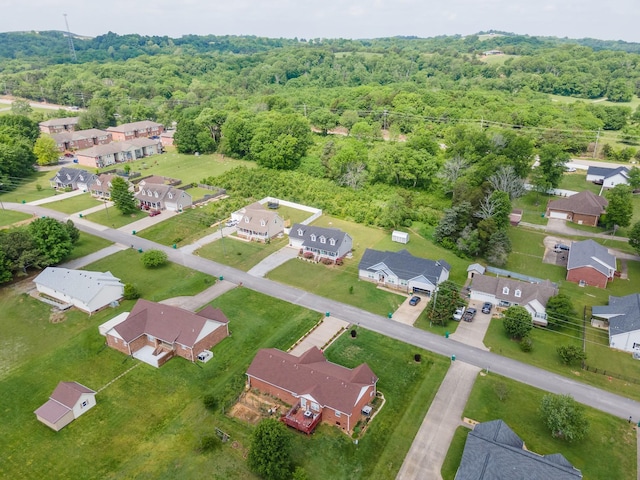 846 Todd Ave, Lewisburg, TN 37091 - aerial view with a forest view and a residential view