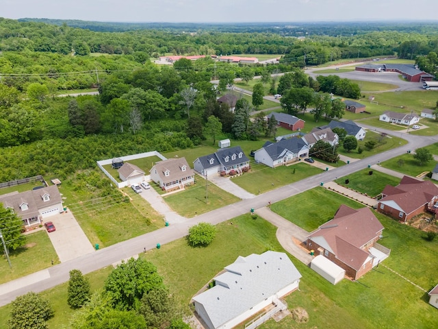 846 Todd Ave, Lewisburg, TN 37091 - bird's eye view with a residential view and a view of trees