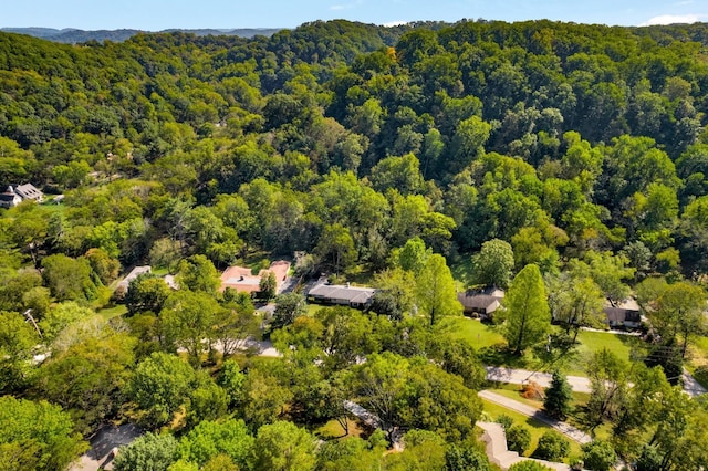 6556 Jocelyn Hollow Rd, Nashville, TN 37205 - birds eye view of property featuring a wooded view