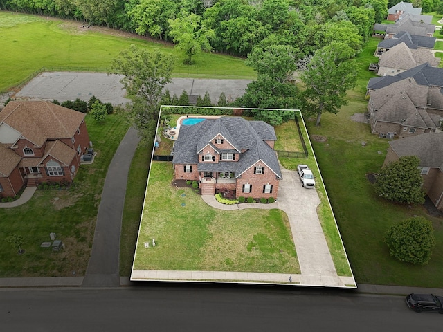 1353 Stewart Creek Rd, Murfreesboro, TN 37129 - view of subject property featuring property parcel outlined
