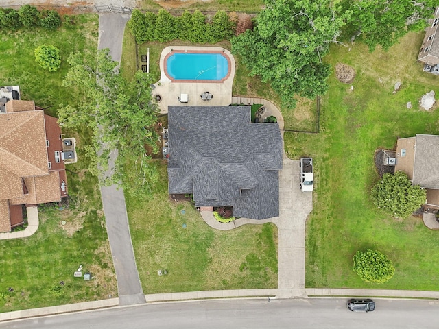 1353 Stewart Creek Rd, Murfreesboro, TN 37129 - bird's eye view of a pool area