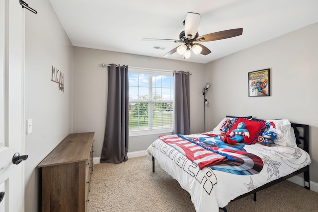 1353 Stewart Creek Rd, Murfreesboro, TN 37129 - bedroom featuring carpet flooring, baseboards, and ceiling fan