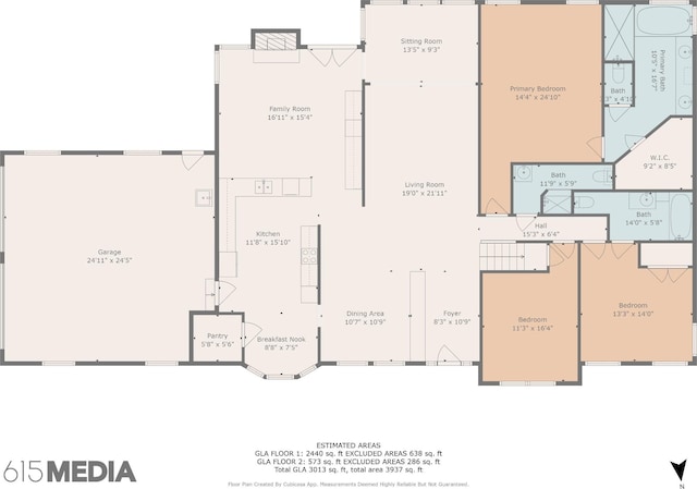 1403 Sneed Rd W, Franklin, TN 37069 - floor plan