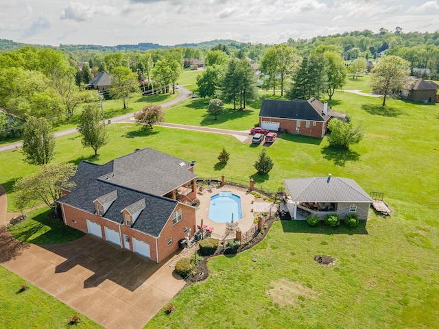 drone / aerial view