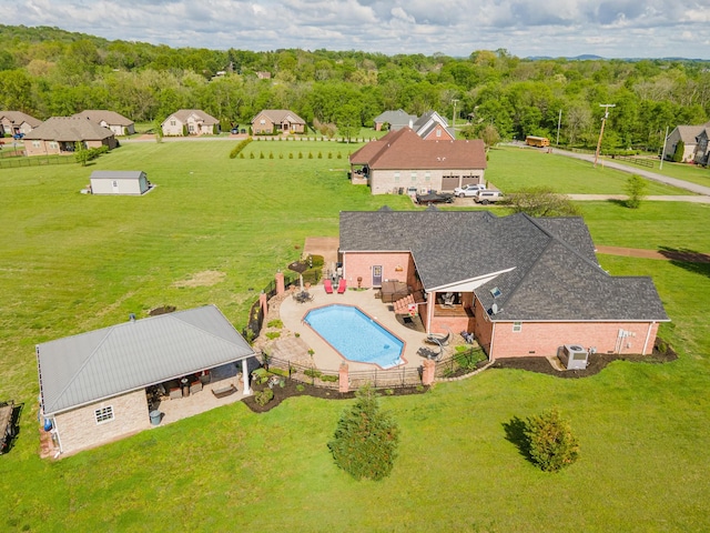 drone / aerial view