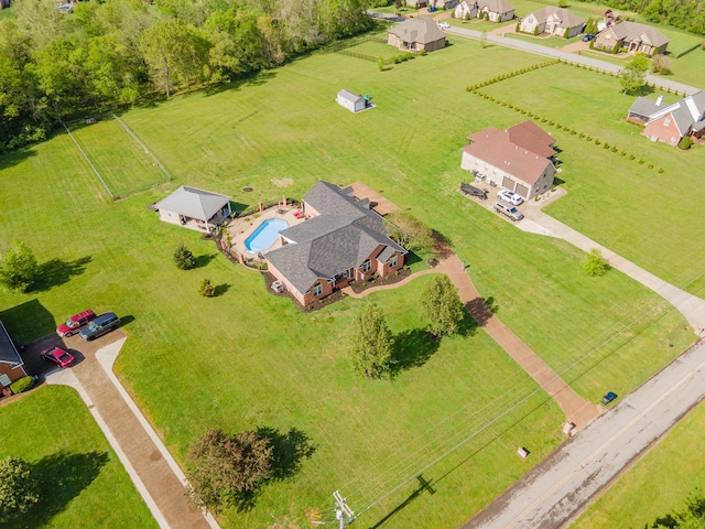 drone / aerial view