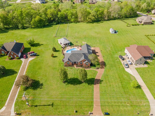drone / aerial view