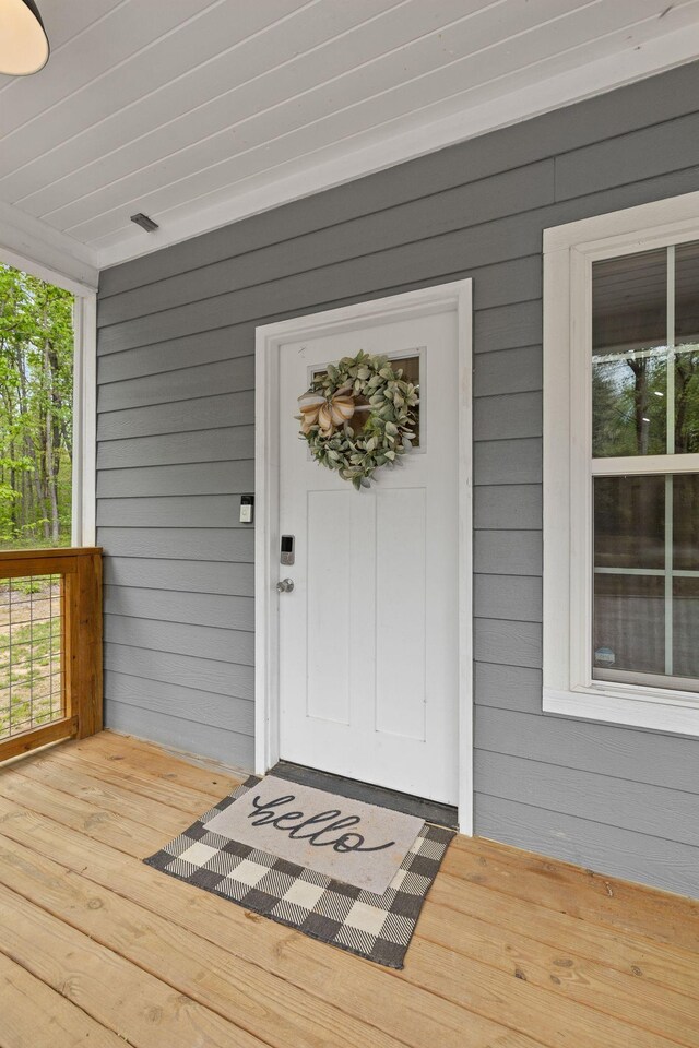 view of entrance to property