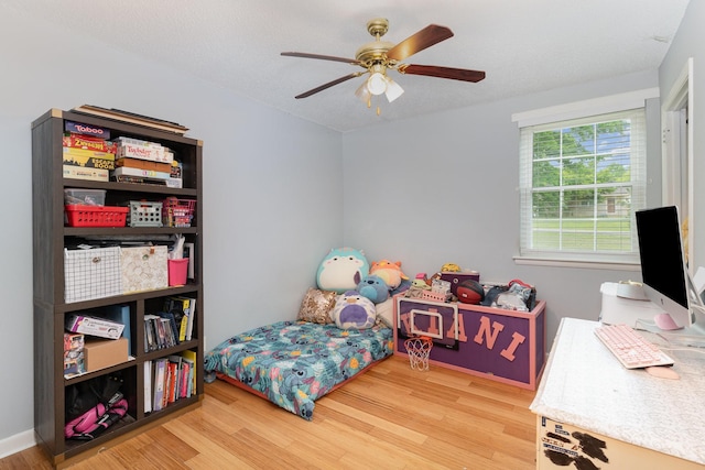 7205 Birchbark Dr, Fairview, TN 37062 - bedroom with wood finished floors and a ceiling fan