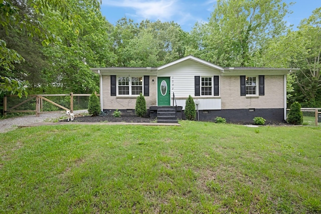 1032 Gordon Cir, Burns, TN 37029 - manufactured / mobile home with crawl space and brick siding