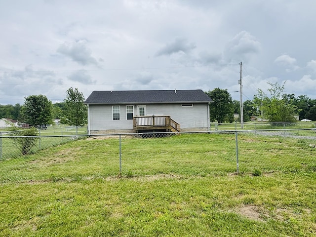 19 Winding Hills Ln, Gordonsville, TN 38563 - back of house with a deck