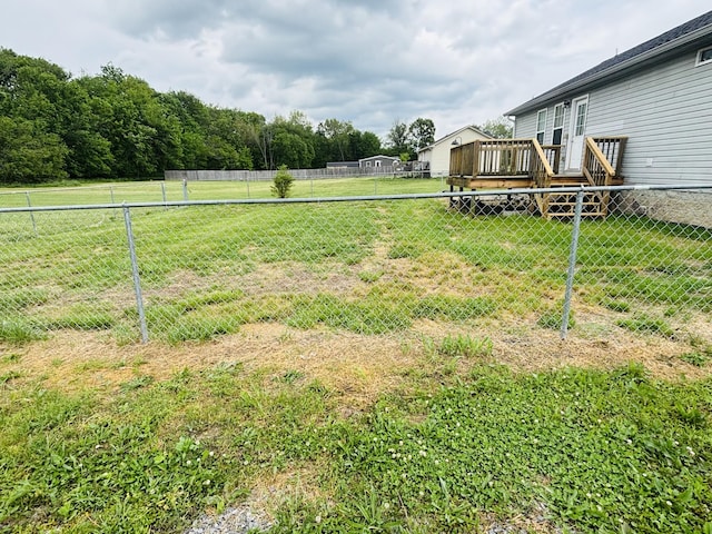 19 Winding Hills Ln, Gordonsville, TN 38563 - view of yard featuring a wooden deck