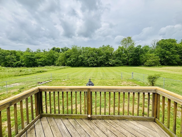 19 Winding Hills Ln, Gordonsville, TN 38563 - wooden deck featuring a rural view