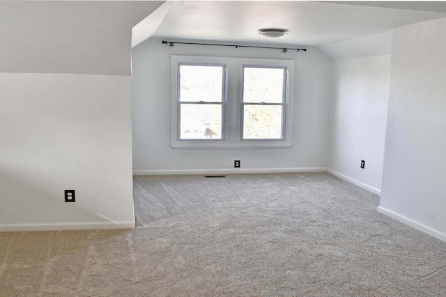 339 Perrolee St, Gallatin, TN 37066 - carpeted empty room with baseboards, vaulted ceiling, and visible vents