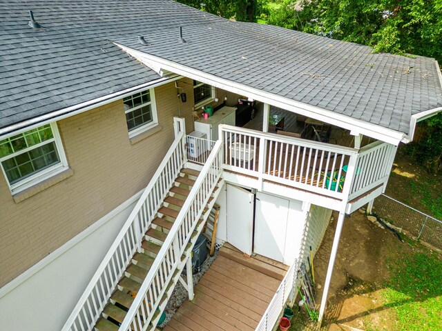 907 N Graycroft Ave, Madison, TN 37115 - wooden deck featuring stairway