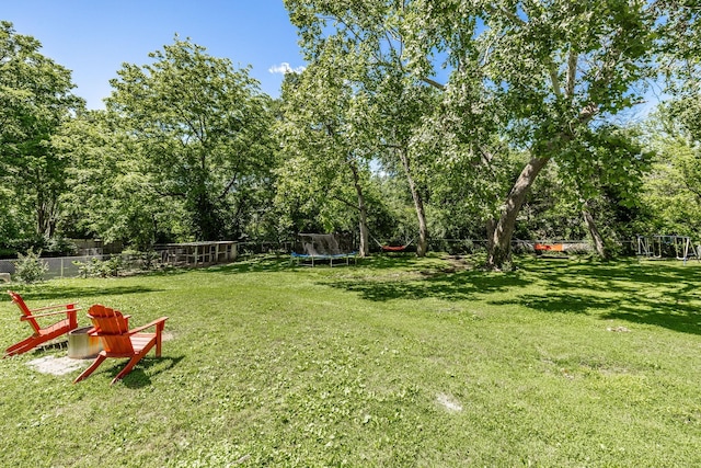 907 N Graycroft Ave, Madison, TN 37115 - view of yard with a trampoline and view of scattered trees