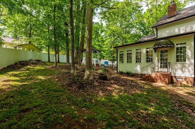 1505 Newmans Trl, Hendersonville, TN 37075 - view of yard with fence