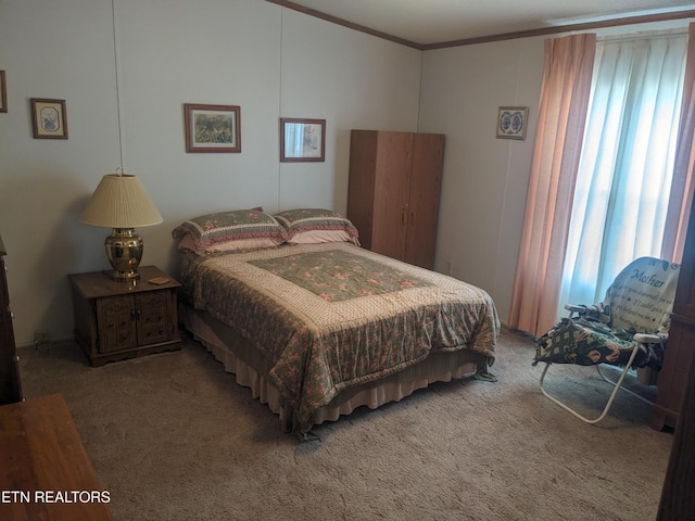 805 N Front St, Rockwood, TN 37854 - carpeted bedroom featuring ornamental molding