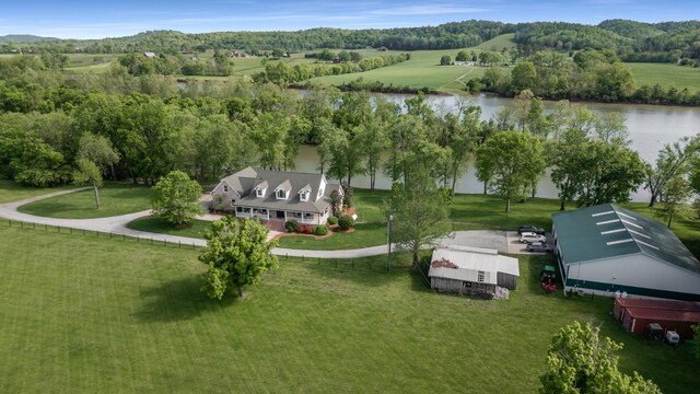 5959 River Trce, Nashville, TN 37218 - bird's eye view with a water view