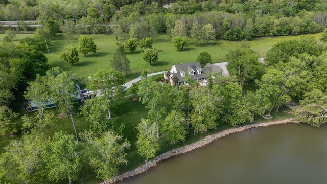 5959 River Trce, Nashville, TN 37218 - birds eye view of property featuring a water view