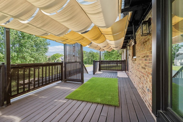 view of deck