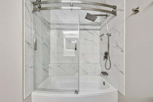 full bath featuring enclosed tub / shower combo