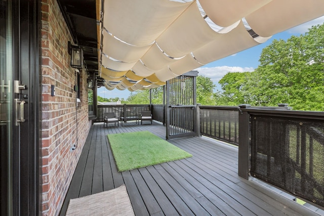 view of deck