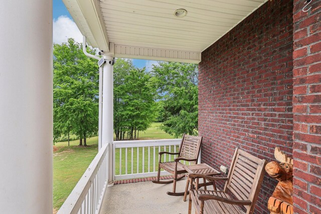 1792 Antler Rd, Woodlawn, TN 37191 - balcony featuring covered porch
