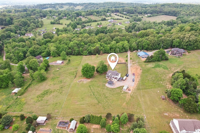 1792 Antler Rd, Woodlawn, TN 37191 - drone / aerial view with a rural view