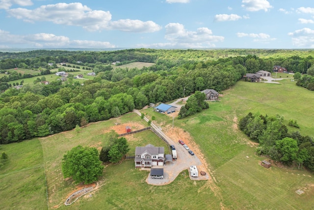 1792 Antler Rd, Woodlawn, TN 37191 - birds eye view of property featuring a view of trees and a rural view