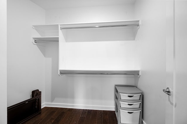 3116 W End Cir Unit 310, Nashville, TN 37203 - walk in closet with dark wood finished floors