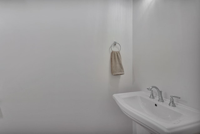 bathroom with a sink