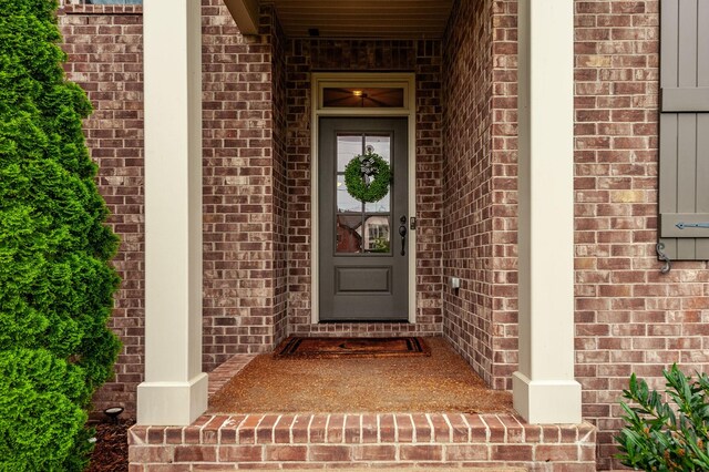 1092 Summerstar Cir, Gallatin, TN 37066 - doorway to property featuring brick siding