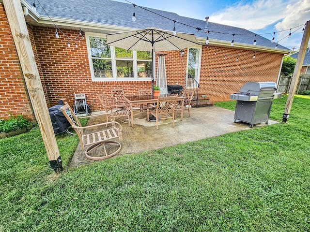 103 Hillcrest Dr, Tullahoma, TN 37388 - view of patio featuring area for grilling and entry steps
