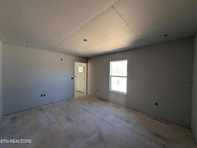 view of empty room