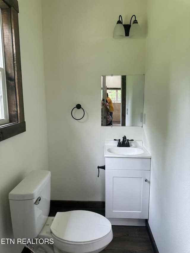 1173 Terry Ln, Jamestown, TN 38556 - bathroom with vanity and wood finished floors