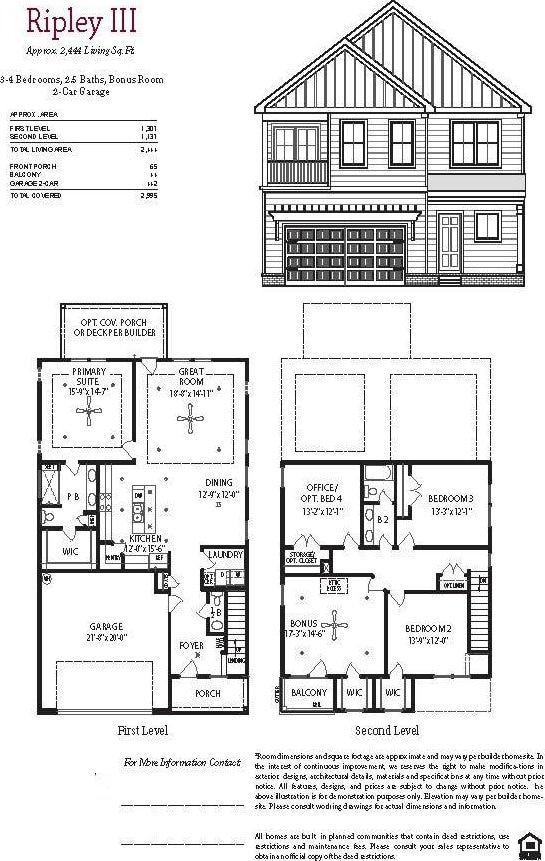 6106 Saxlingham Pl, Smyrna, TN 37167 - home floor plan