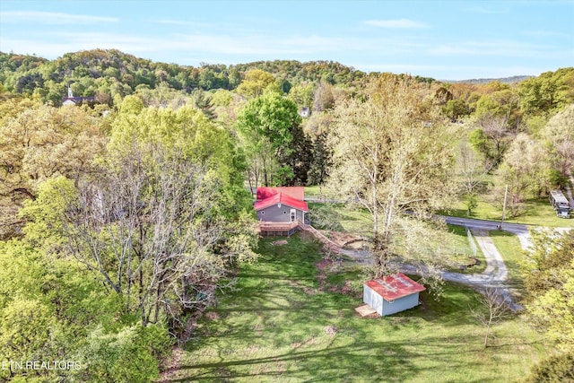 2220 Thorn Grove Pike, Knoxville, TN 37914 - drone / aerial view featuring a forest view