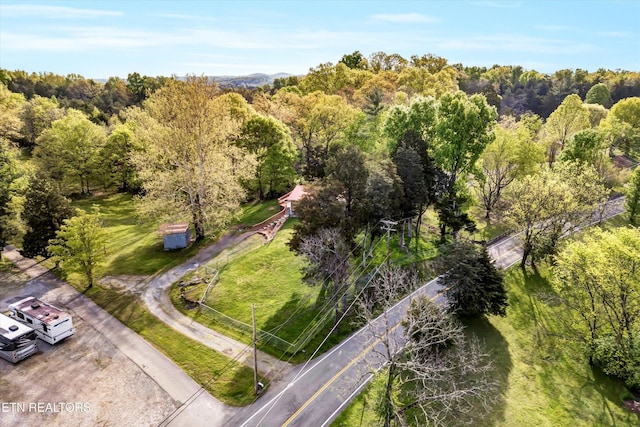 2220 Thorn Grove Pike, Knoxville, TN 37914 - birds eye view of property featuring a forest view