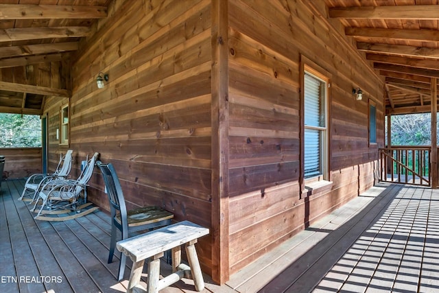 415 Silver Maple Ln, Gatlinburg, TN 37738 - view of wooden deck