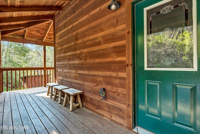 415 Silver Maple Ln, Gatlinburg, TN 37738 - view of wooden terrace