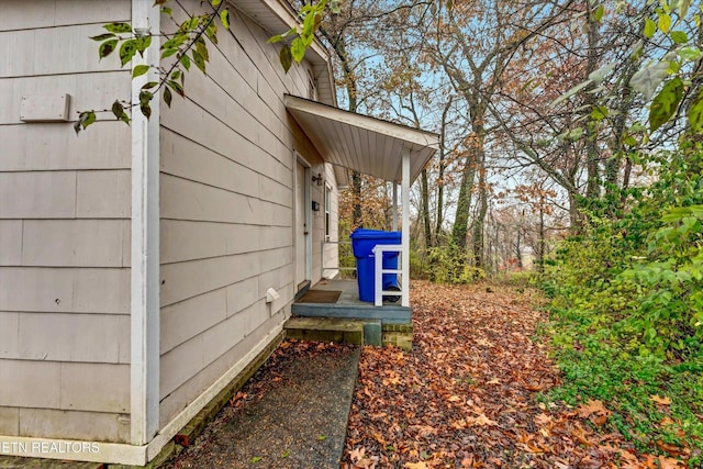 view of property exterior