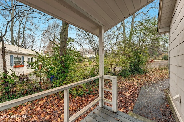 view of deck