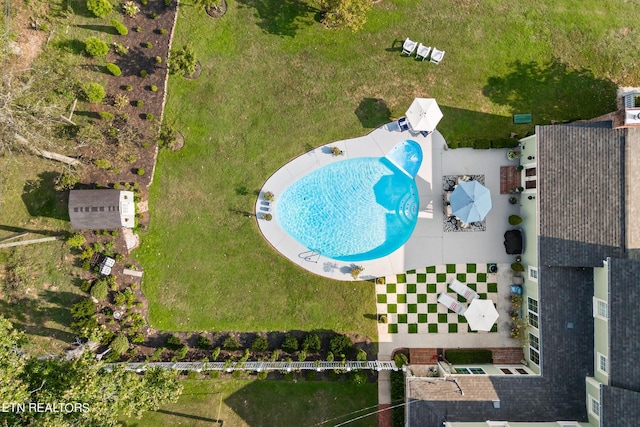 drone / aerial view