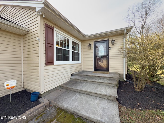 view of entrance to property