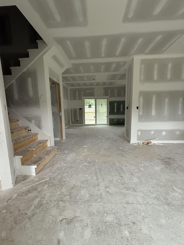615 Guildfield Dr, Clarksville, TN 37043 - unfurnished living room featuring stairs