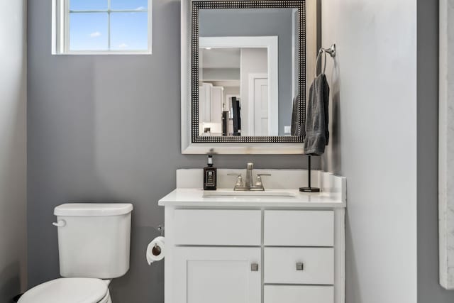 5017 Great Falls Ct, College Grove, TN 37046 - half bathroom with vanity and toilet