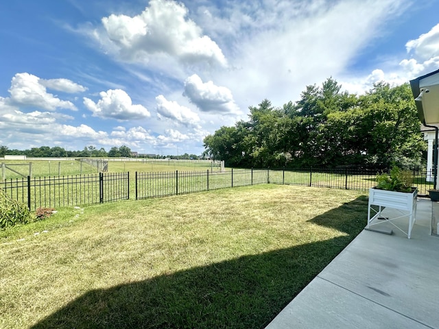 3420 Caroline Farms Dr, Murfreesboro, TN 37129 - fenced backyard with a view of countryside